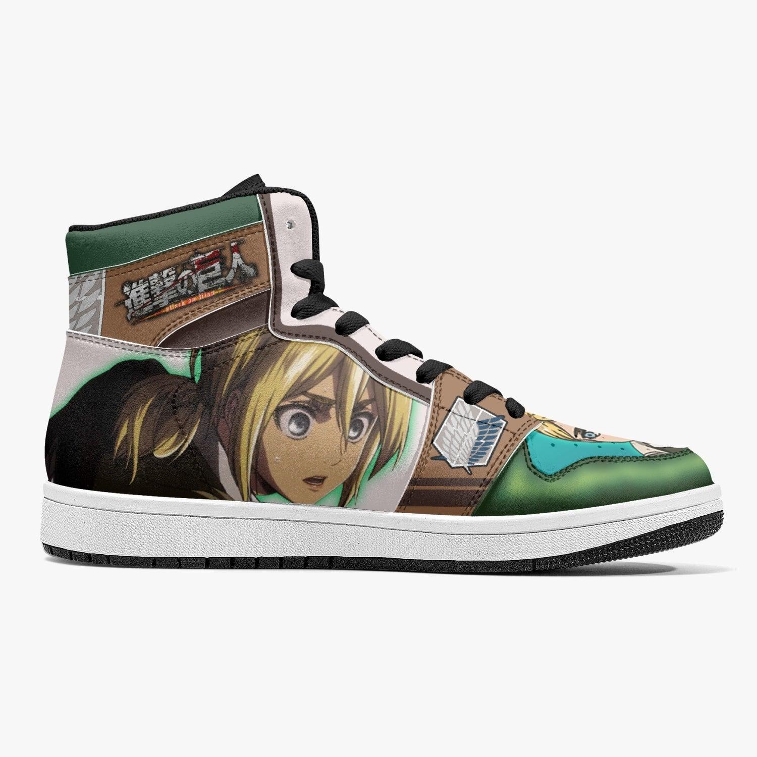 Morukai "Historia Reiss Attack on Titan Mid 1 Basketball Shoes