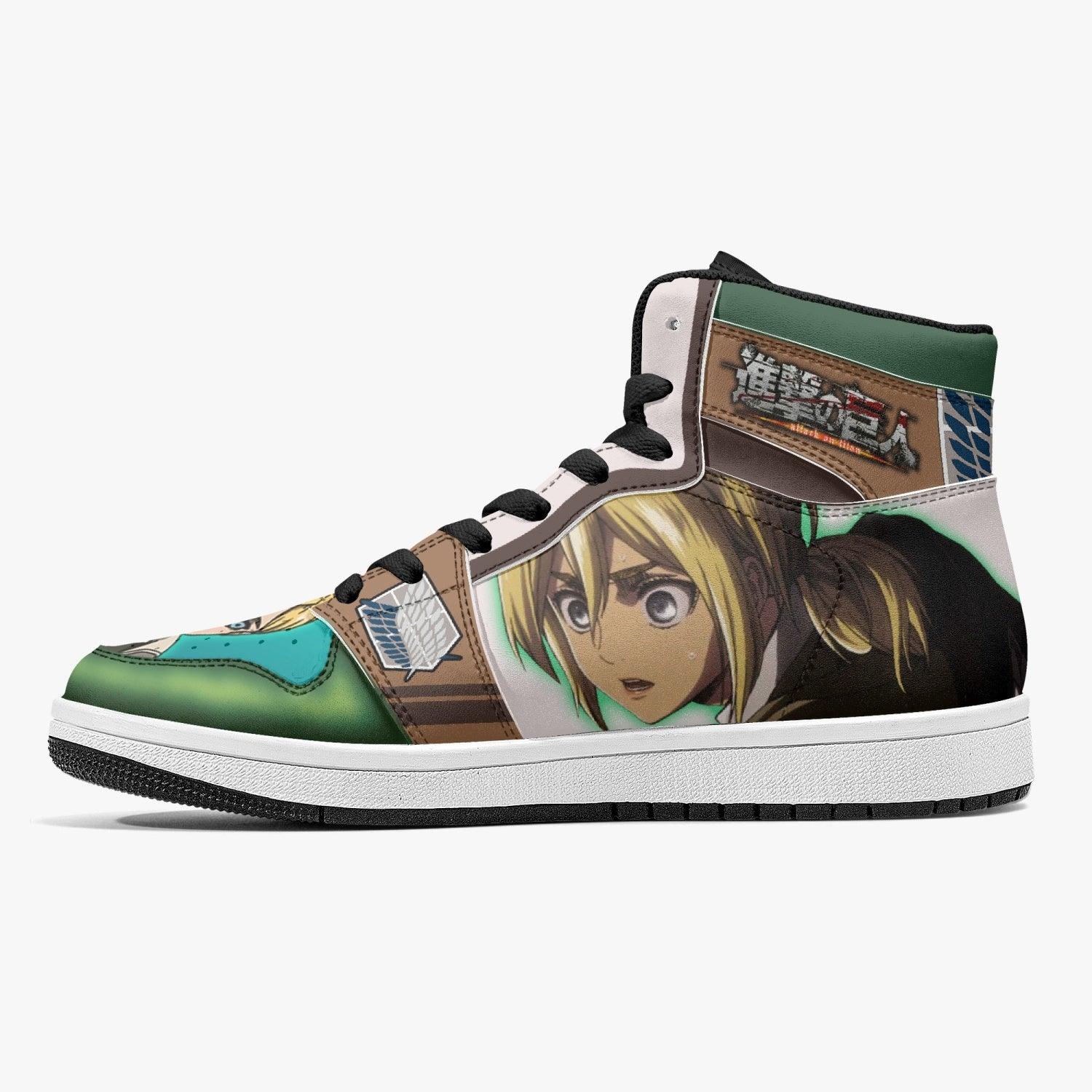 Morukai "Historia Reiss Attack on Titan Mid 1 Basketball Shoes
