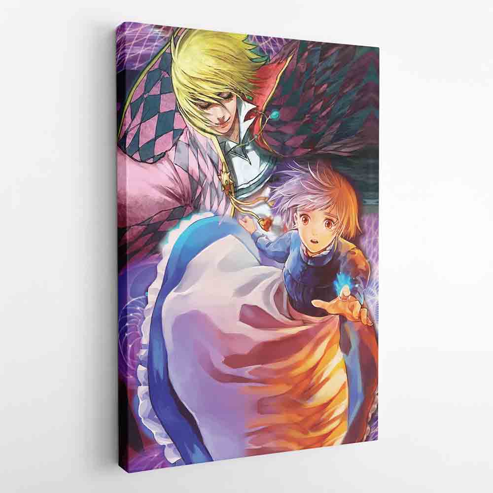 Morukai "Howls Moving Castle Studio Ghibli Canvas Print Wall Art