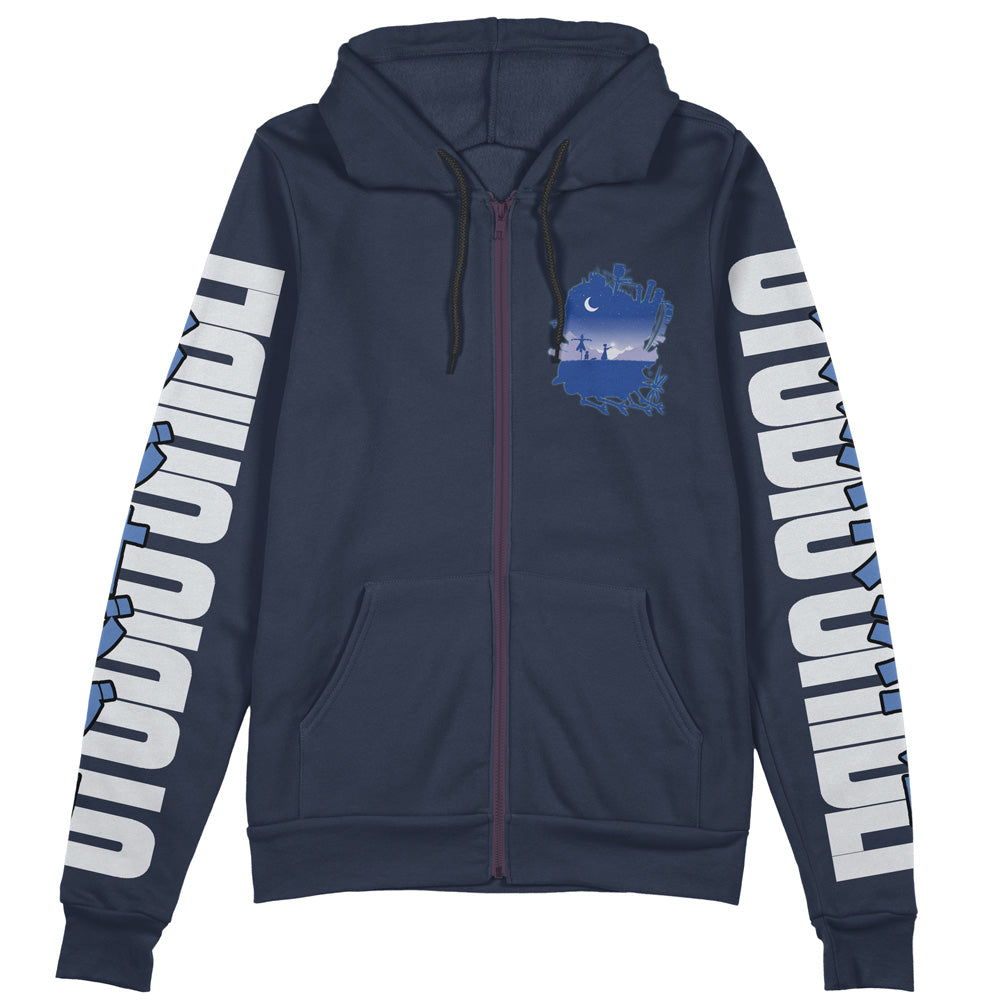 Morukai Howl's Moving Castle Streetwear Zip Hoodie Jacket