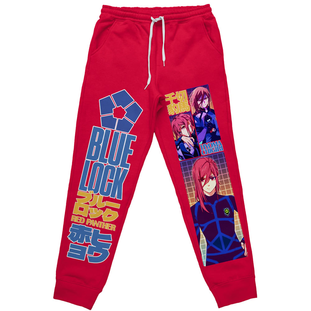 Morukai "Hyoma Chigiri" Blue Lock Streetwear Sweatpants