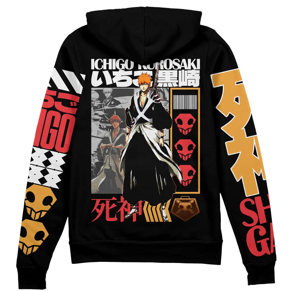 Morukai "Ichigo Kurosaki TYBWA V2 Bleach Streetwear Zip Hoodie Jacket