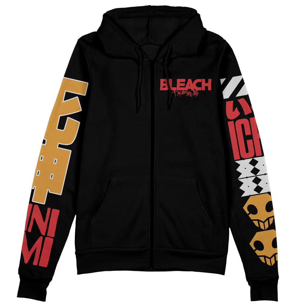 Morukai "Ichigo Kurosaki TYBWA V2 Bleach Streetwear Zip Hoodie Jacket