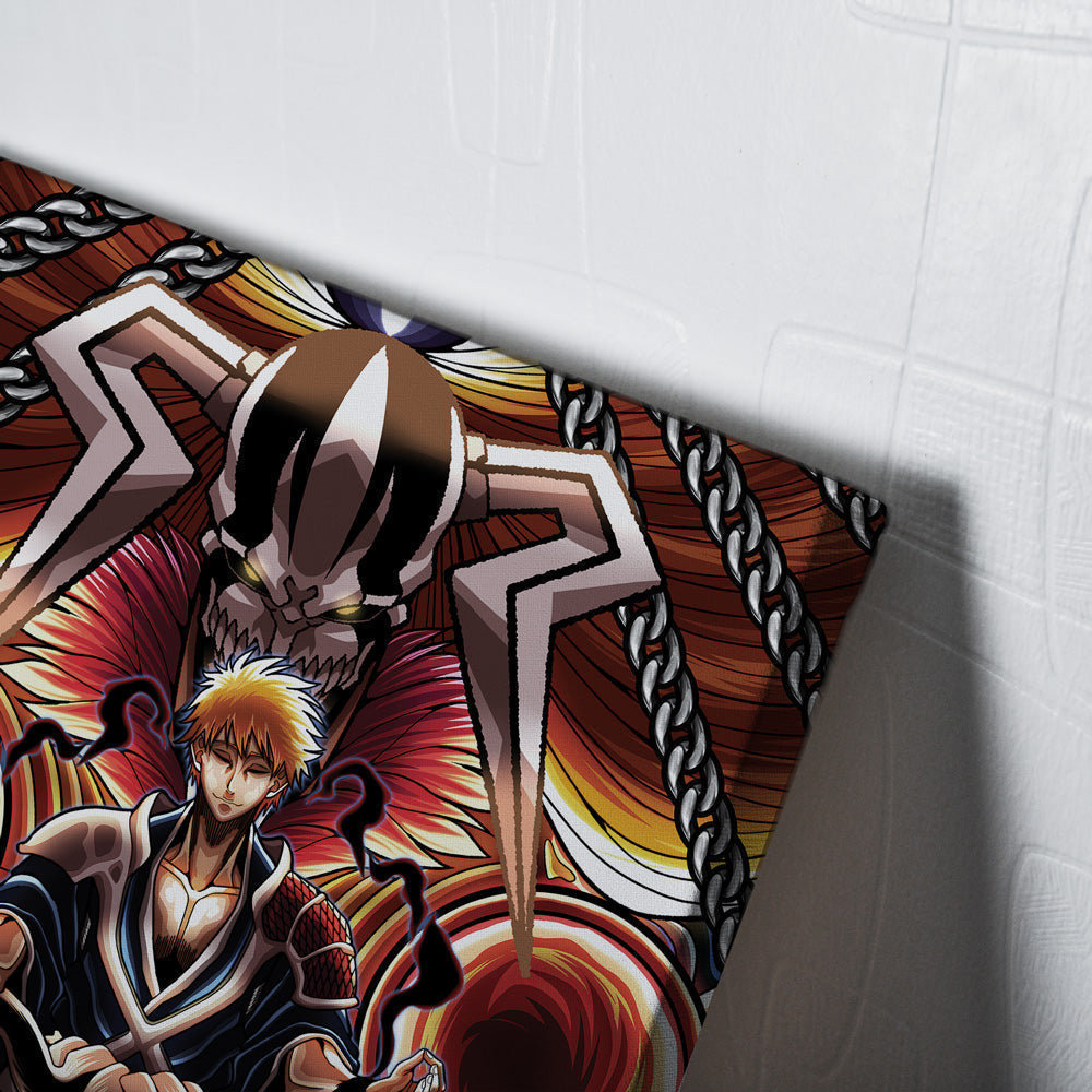Morukai "Ichigo True Shikai Bleach Vertical Canvas Print Wall Art