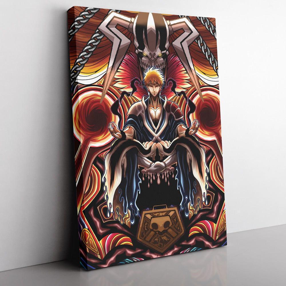 Morukai "Ichigo True Shikai Bleach Vertical Canvas Print Wall Art