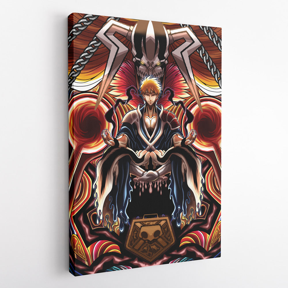 Morukai "Ichigo True Shikai Bleach Vertical Canvas Print Wall Art
