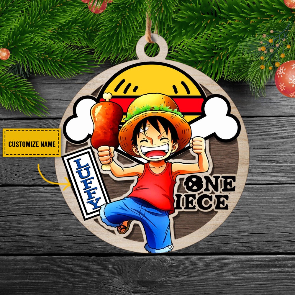 Morukai "Personalized One Piece Anime Christmas Ornaments Anime Ornaments