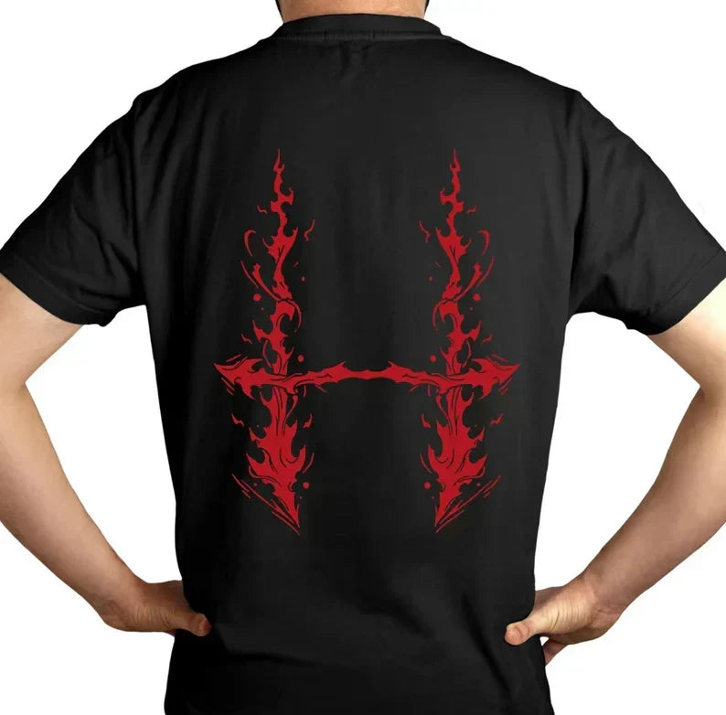 Morukai "Choso Kamo Domain Expansion Blood Manipulation" Jujutsu Kaisen Vintage Washed Oversized T-Shirt