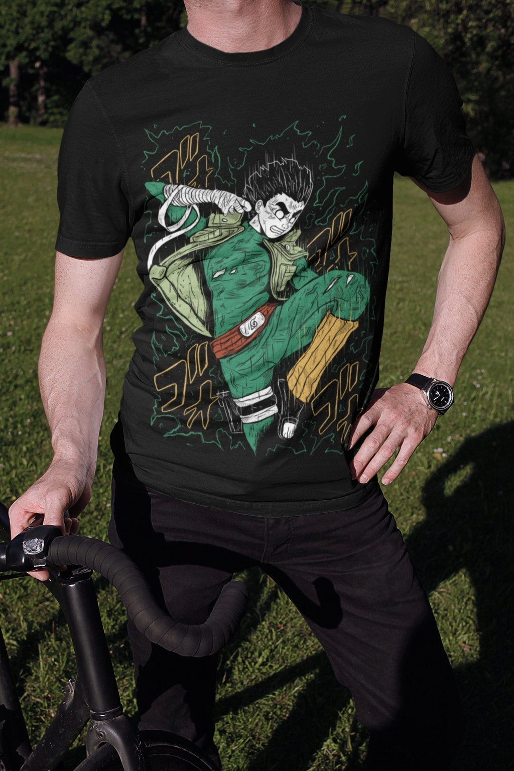 Morukai "Lee X Eight Gates - Naruto Oversize T Shirt