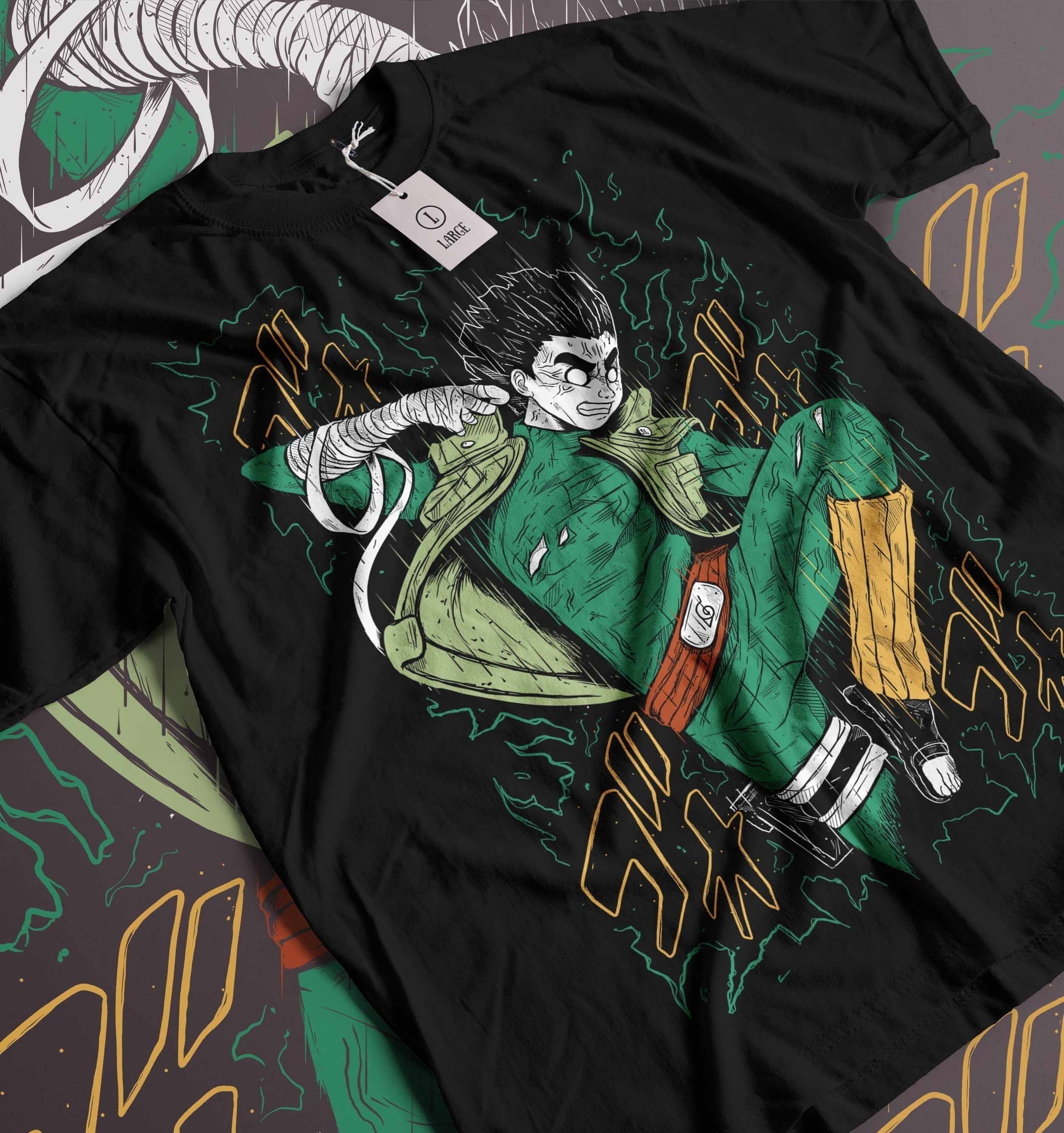 Morukai "Lee X Eight Gates - Naruto Oversize T Shirt
