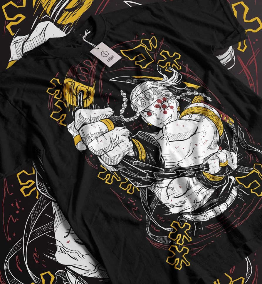 Morukai "Tengen Uzui Sound Pillar" Demon Slayer: Kimetsu no Yaiba Unisex T-Shirt