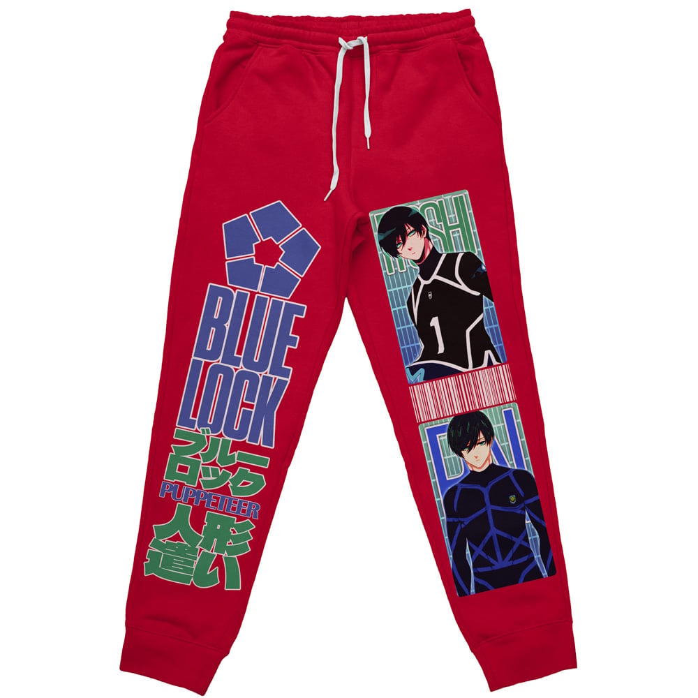 Morukai "Rin Itoshi" Blue Lock Streetwear Sweatpants