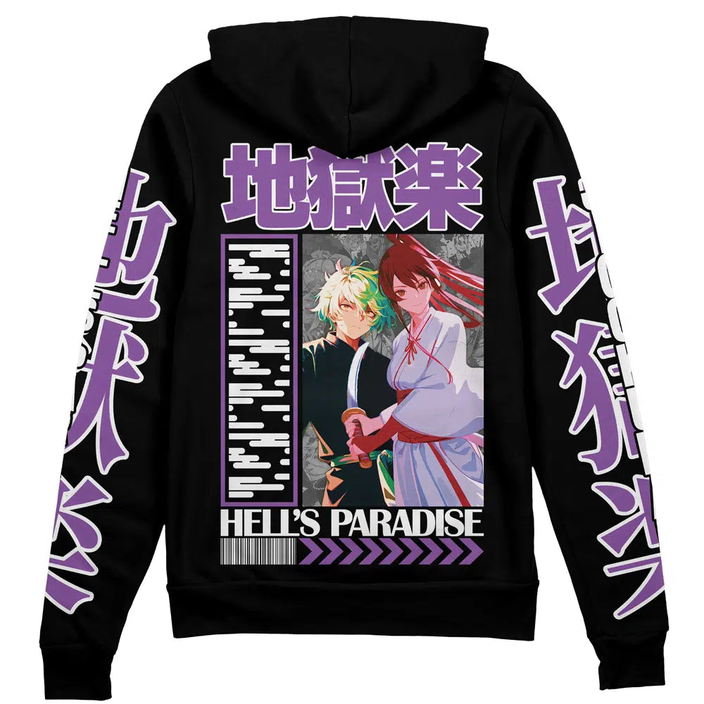 Morukai "Jigokuraku Hell Paradise Streetwear Zip Hoodie Jacket
