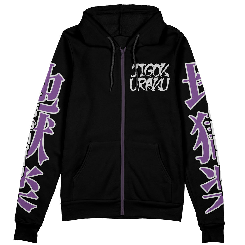 Morukai "Jigokuraku Hell Paradise Streetwear Zip Hoodie Jacket