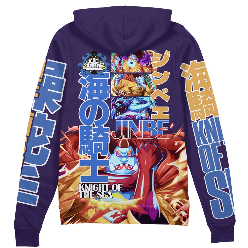 Morukai "Jinbe V2 One Piece Streetwear Zip Hoodie Jacket