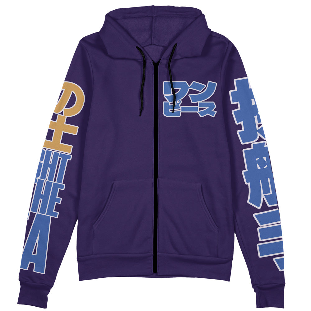 Morukai "Jinbe V2 One Piece Streetwear Zip Hoodie Jacket