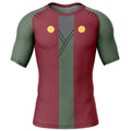 Morukai "Jiraiya Uniform" Naruto Short Sleeve Rash Guard Compression Shirt