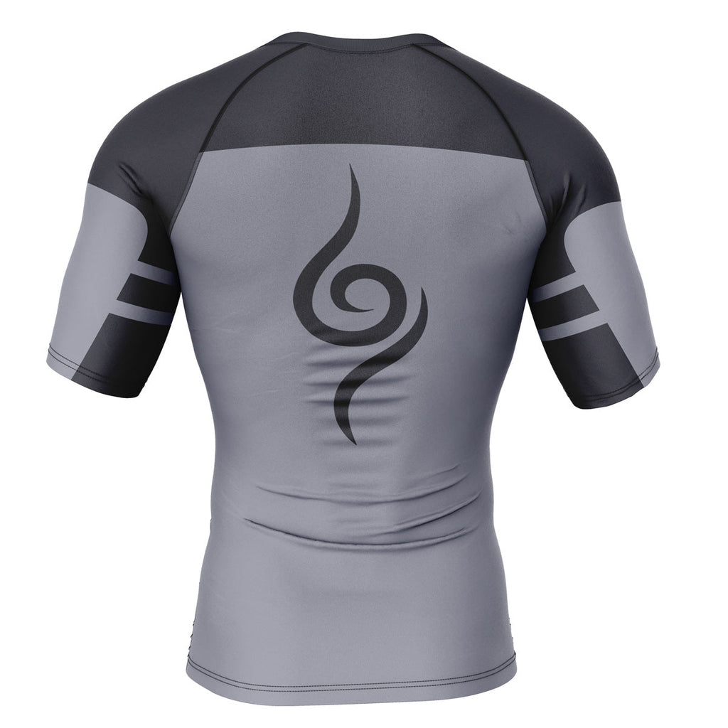 Morukai "Kakashi Anbu Naruto Short Sleeve Rash Guard Compression Shirt