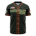 Morukai "Noriaki Kakyoin Hierophant Green" Jojo's Bizarre Adventure Baseball Jersey