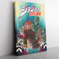 Morukai "Kakyoin Hierophant Green Jojo's Bizarre Adventure Canvas Print Wall Art