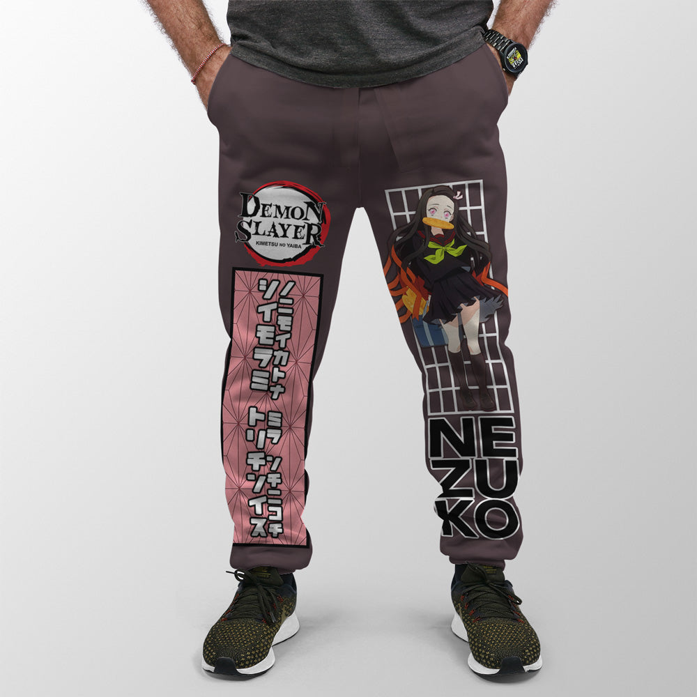 Morukai "Nezuko Kamado" Demon Slayer: Kimetsu no Yaiba Streetwear Sweatpants