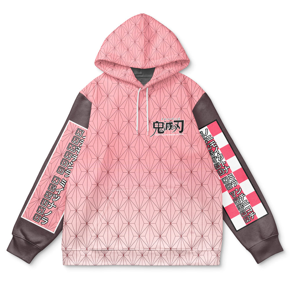 Morukai "Nezuko Kamado Haori" Demon Slayer: Kimetsu no Yaiba Streetwear Hoodie