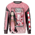 Morukai "Nezuko Kamado Haori" Demon Slayer: Kimetsu no Yaiba Streetwear Sweatshirt