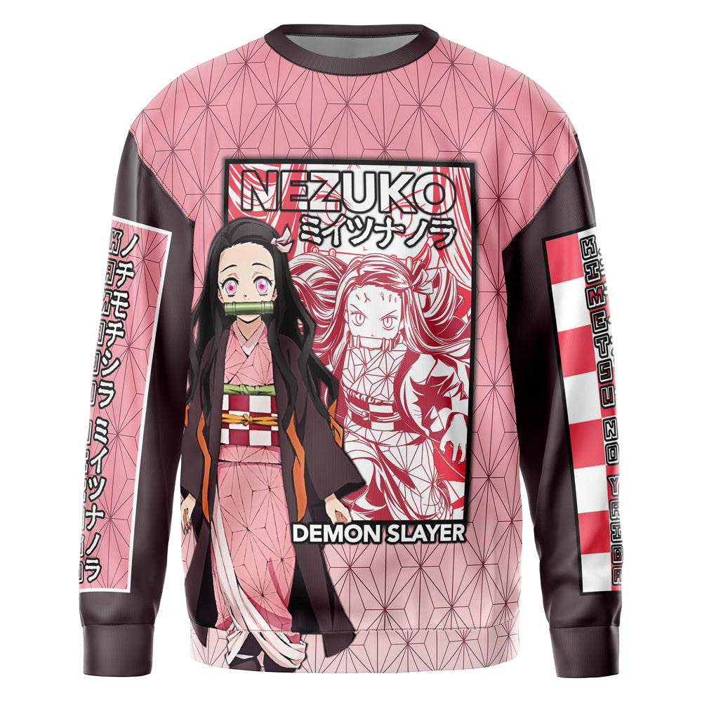 Morukai "Nezuko Kamado Haori" Demon Slayer: Kimetsu no Yaiba Streetwear Sweatshirt