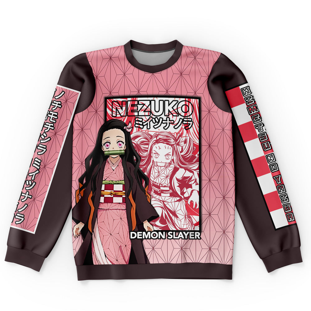Morukai "Nezuko Kamado Haori" Demon Slayer: Kimetsu no Yaiba Streetwear Sweatshirt
