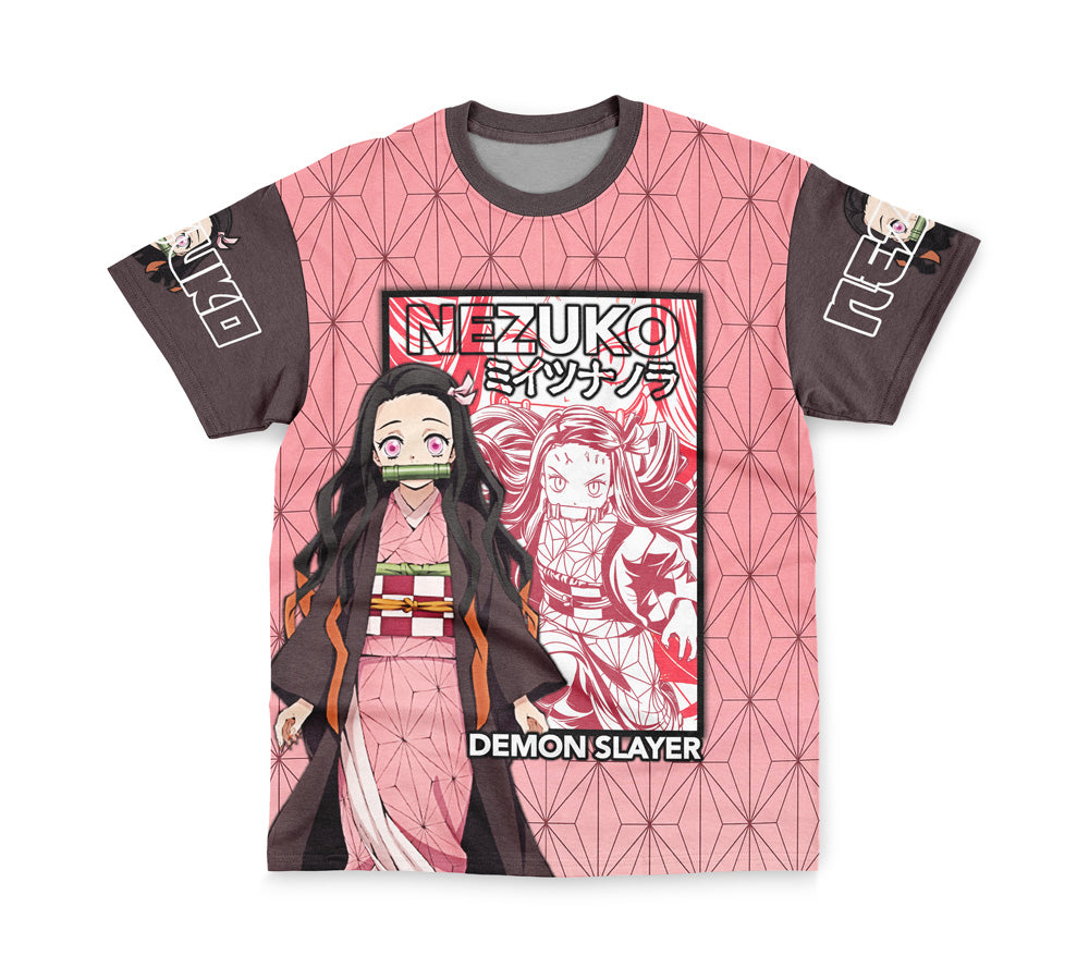 Morukai "Nezuko Kamado Haori" Demon Slayer: Kimetsu no Yaiba Streetwear T-Shirt