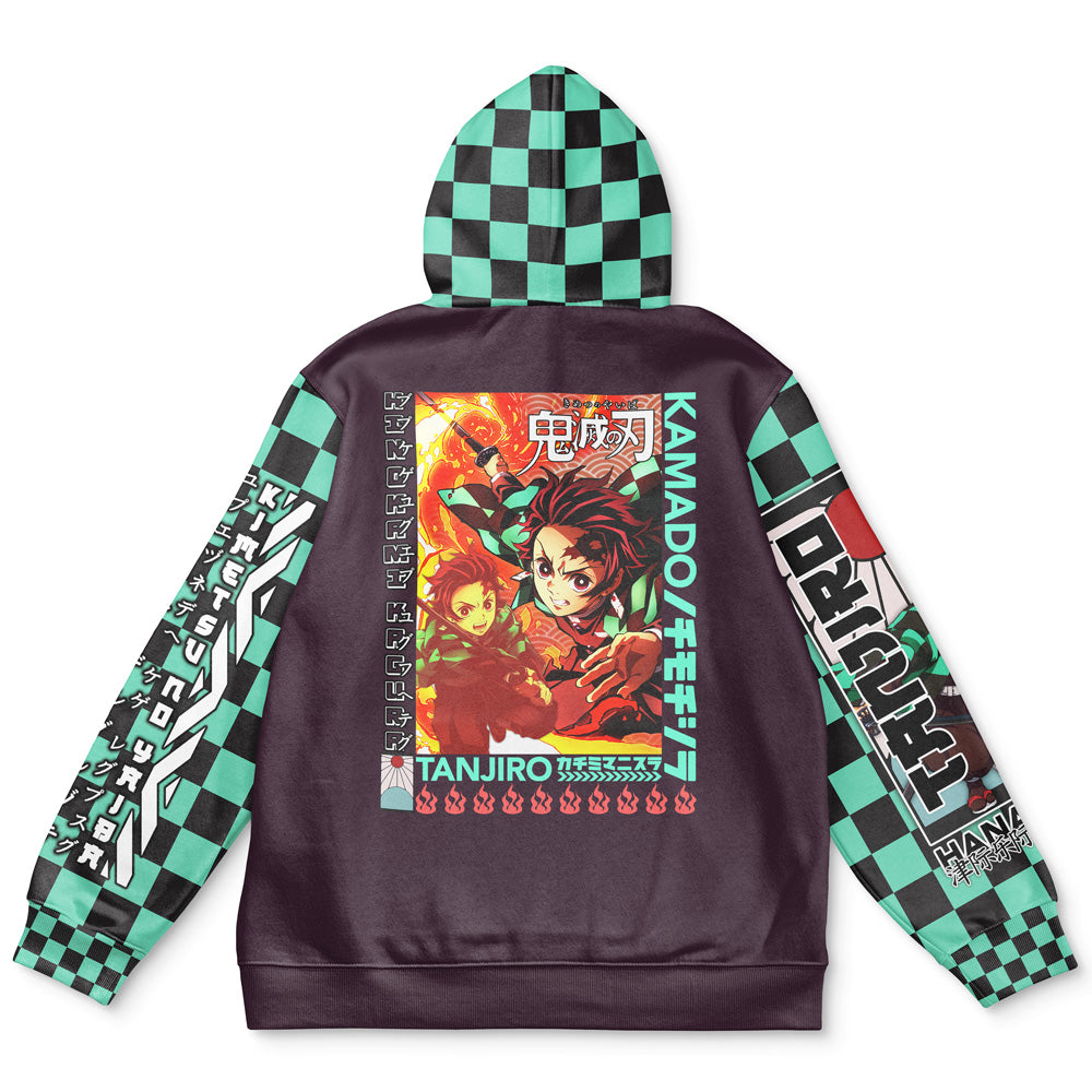 Morukai "Tanjiro Kamado" Demon Slayer: Kimetsu no Yaiba Streetwear Hoodie