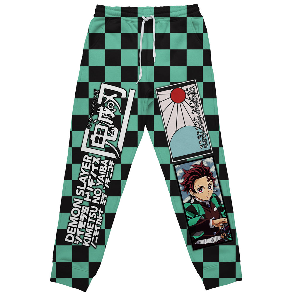 Morukai "Tanjiro Kamado Haori" Demon Slayer: Kimetsu no Yaiba Streetwear Sweatpants