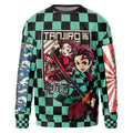 Morukai "Tanjiro Kamado Haori" Demon Slayer: Kimetsu no Yaiba Streetwear Sweatshirt