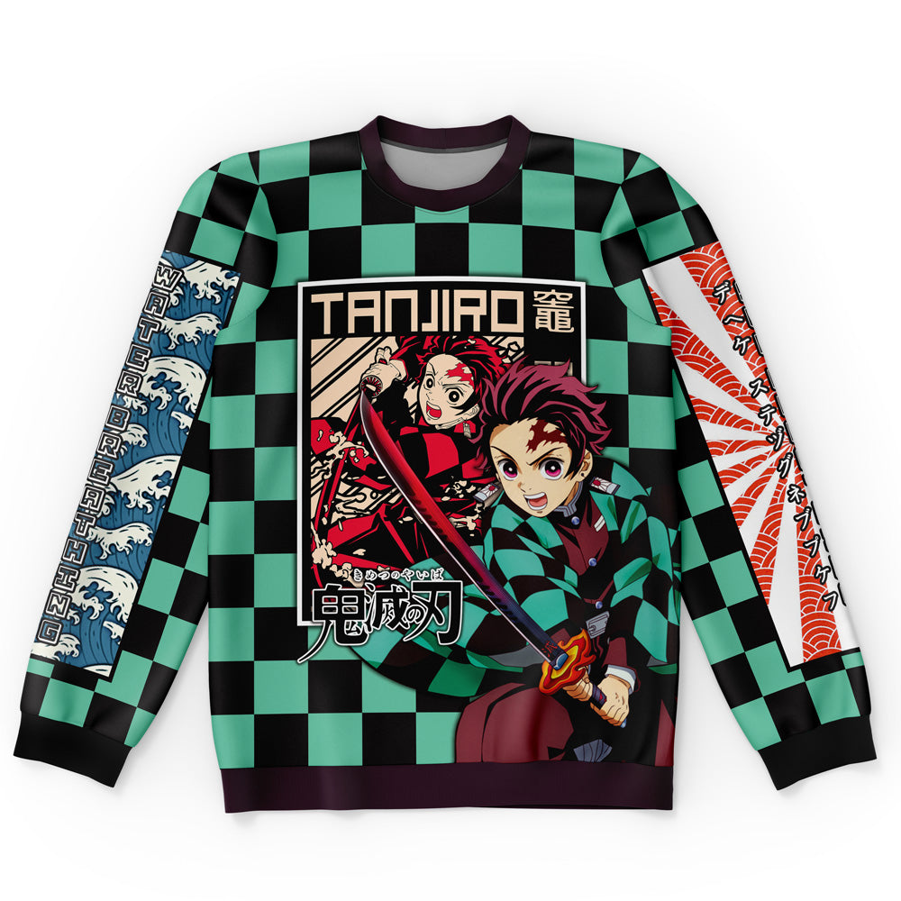 Morukai "Tanjiro Kamado Haori" Demon Slayer: Kimetsu no Yaiba Streetwear Sweatshirt