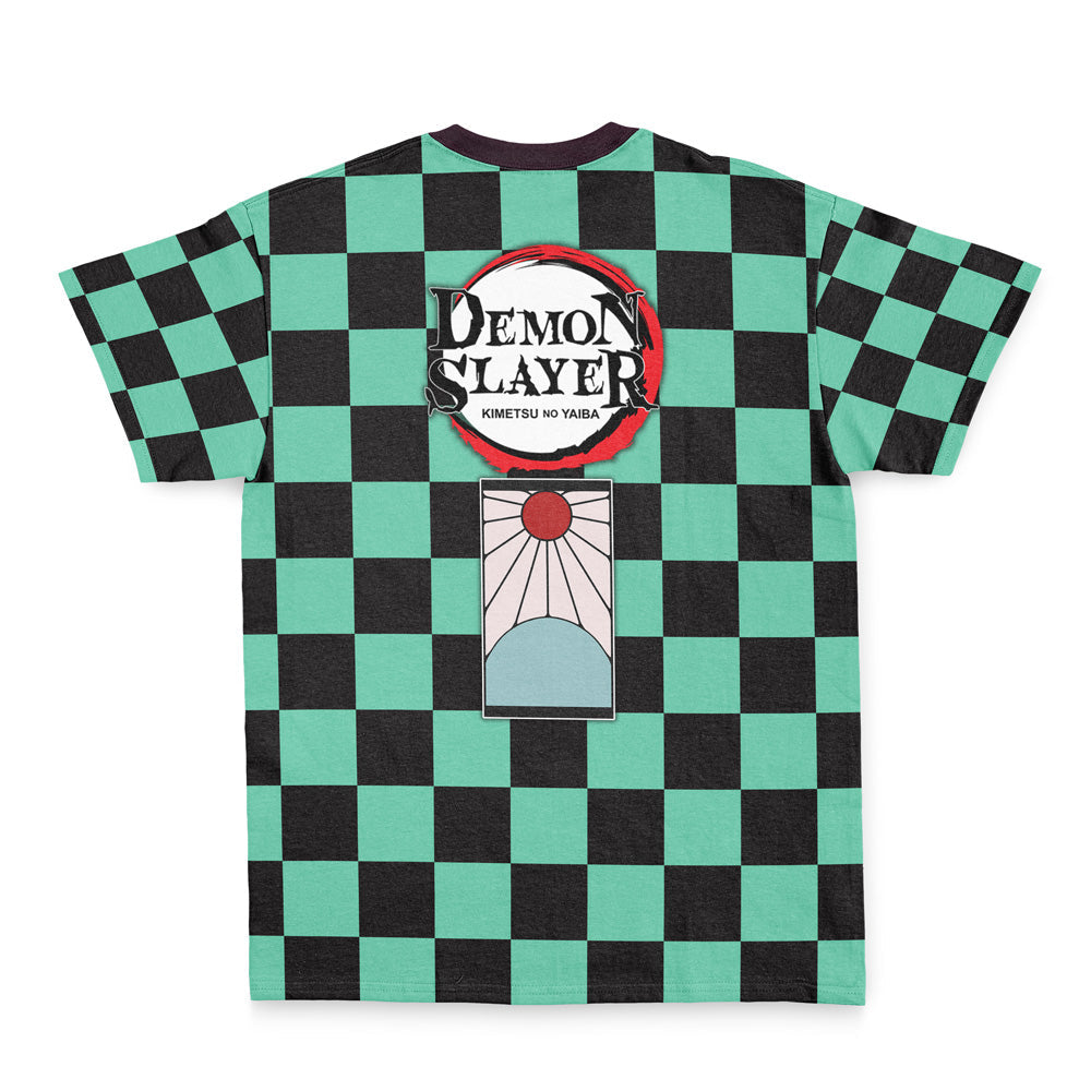 Morukai "Tanjiro Kamado Haori" Demon Slayer: Kimetsu no Yaiba Streetwear T-Shirt