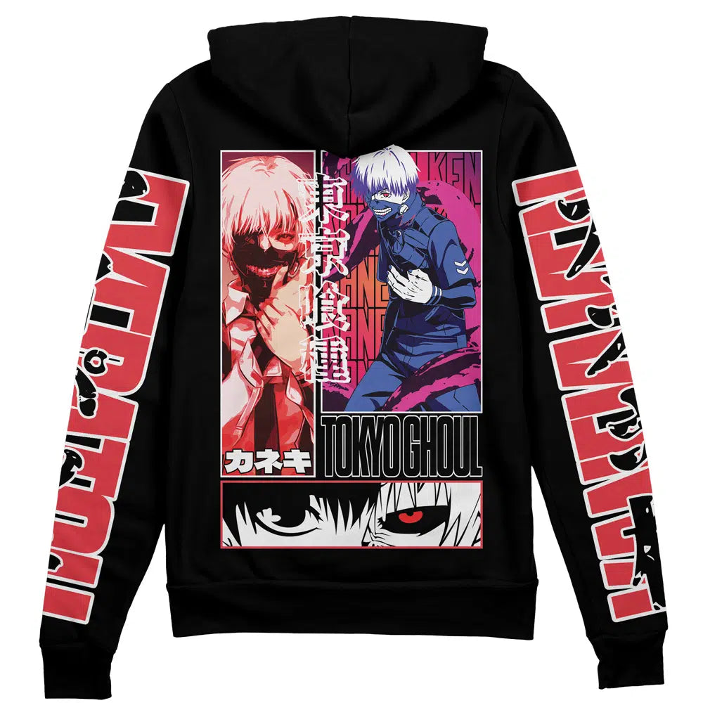 Morukai "Ken Kaneki" Tokyo Ghoul Streetwear Zip Hoodie Jacket