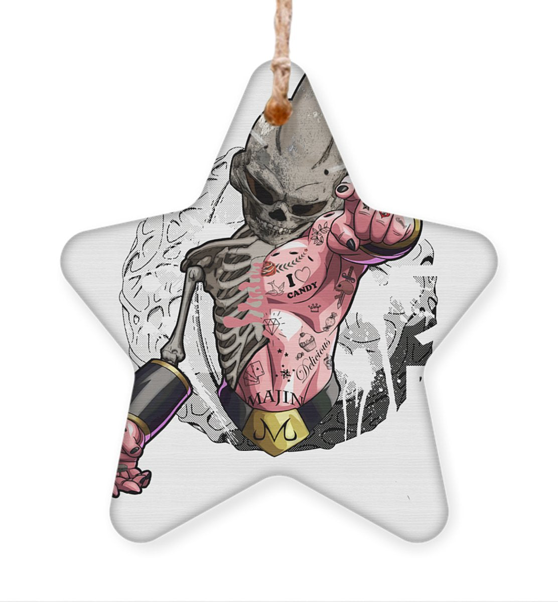 Morukai "Kid Buu Majin Skull Dragon Ball Bu Vegeta Goku Ornament Anime Ornaments