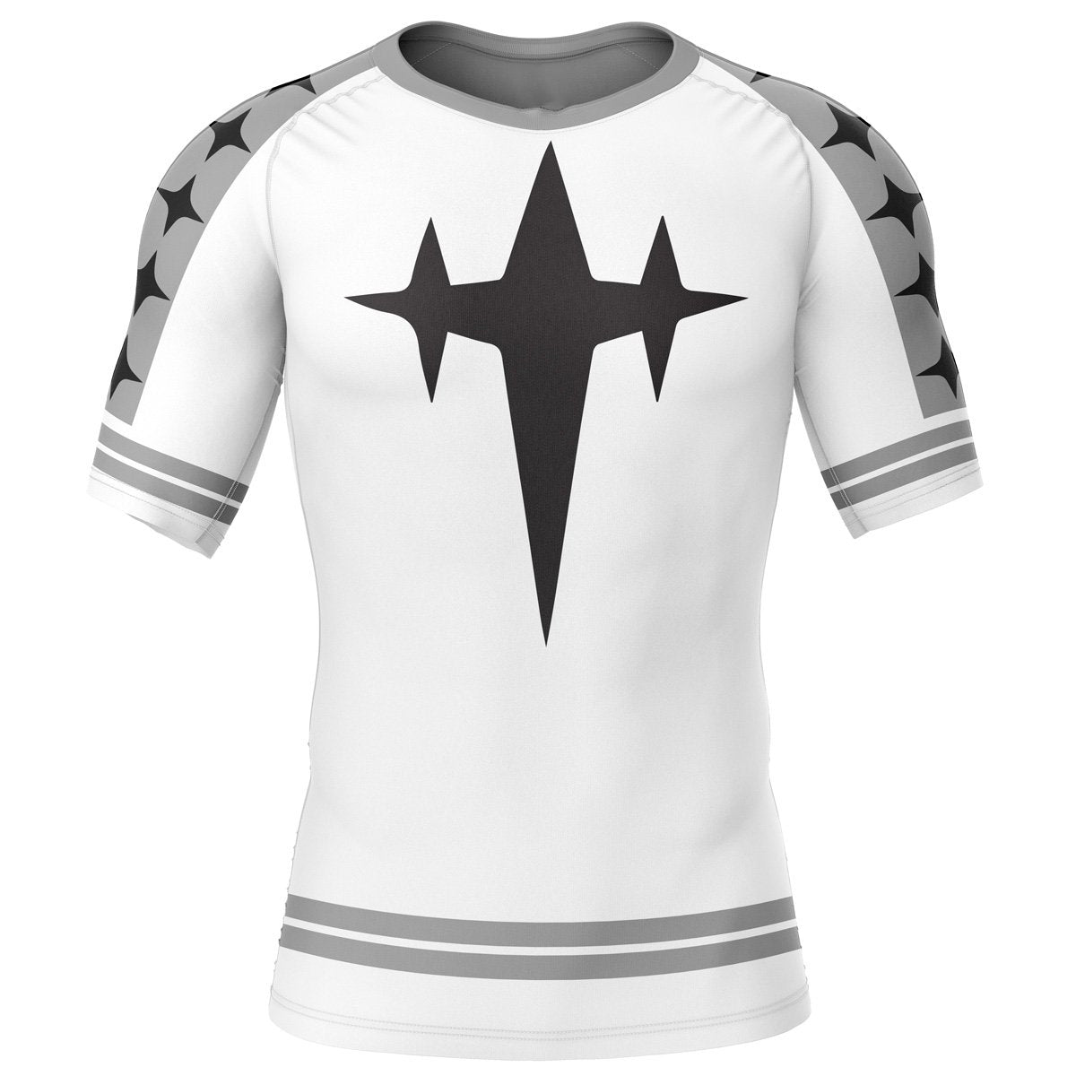 Morukai "Kill la Kill Three Star Goku Uniform Short Sleeve Rash Guard Compression Shirt
