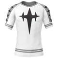 Morukai "Kill la Kill Three Star Goku Uniform Short Sleeve Rash Guard Compression Shirt