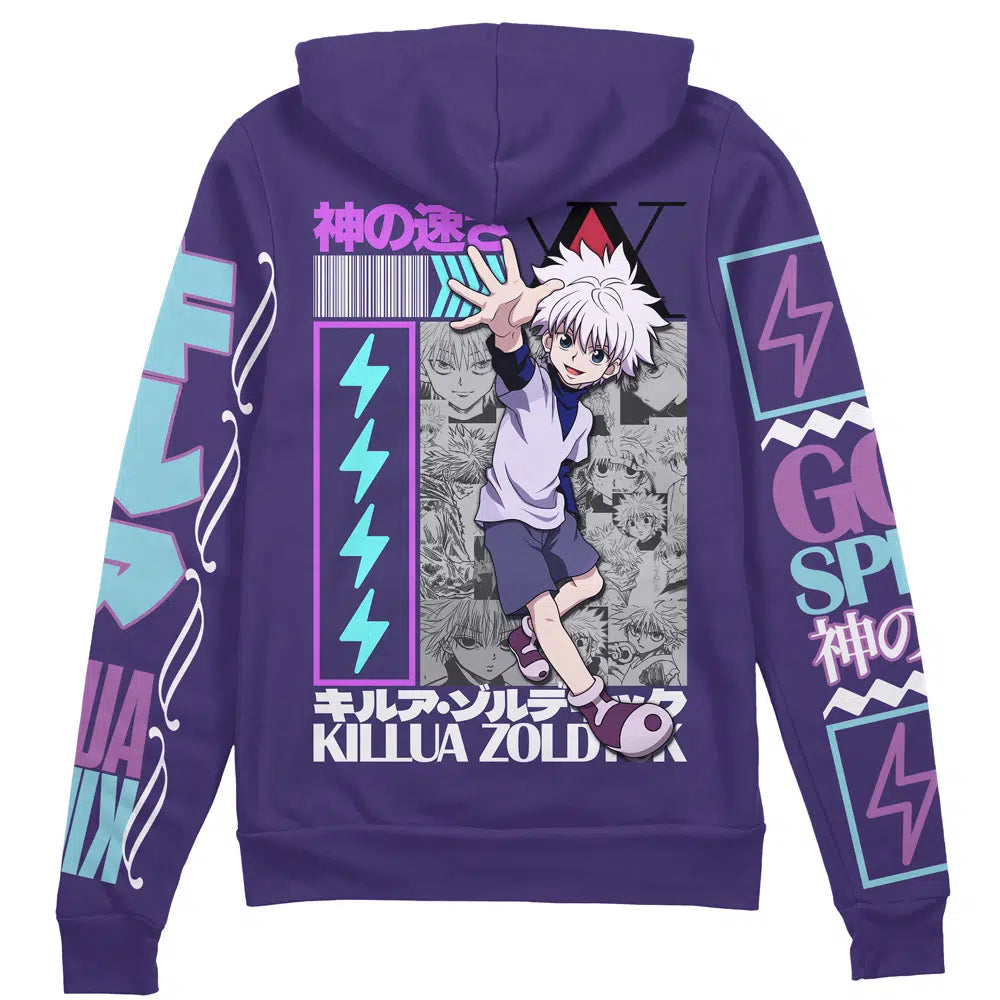 Morukai "Killua Zoldyck V2 Hunter x Hunter Streetwear Zip Hoodie Jacket