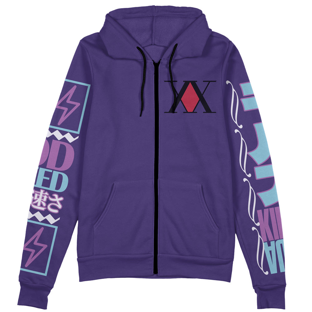 Morukai "Killua Zoldyck V2 Hunter x Hunter Streetwear Zip Hoodie Jacket