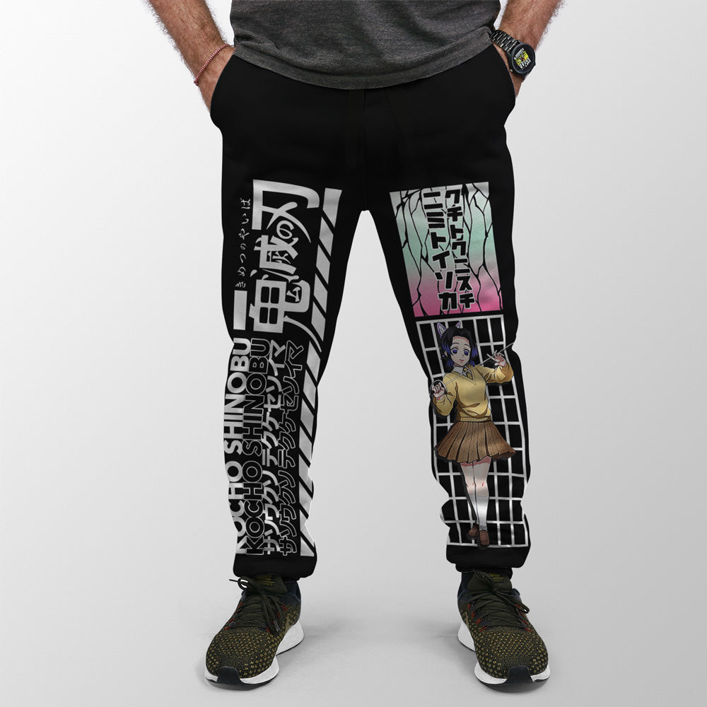 Morukai "Shinobu Kocho" Demon Slayer: Kimetsu no Yaiba Streetwear Sweatpants