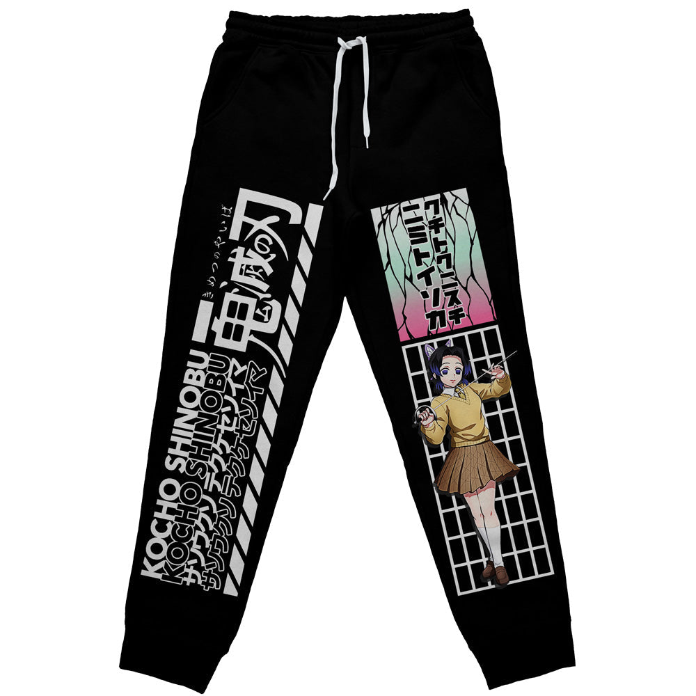 Morukai "Shinobu Kocho" Demon Slayer: Kimetsu no Yaiba Streetwear Sweatpants