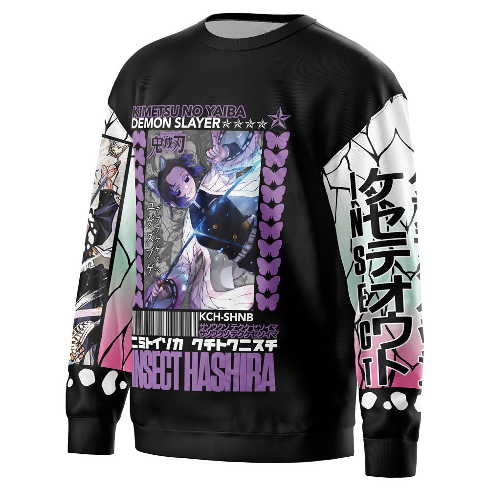Morukai "Shinobu Kocho" Demon Slayer: Kimetsu no Yaiba Streetwear Sweatshirt