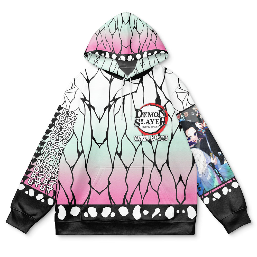 Morukai "Shinobu Kocho Haori" Demon Slayer: Kimetsu no Yaiba Streetwear Hoodie