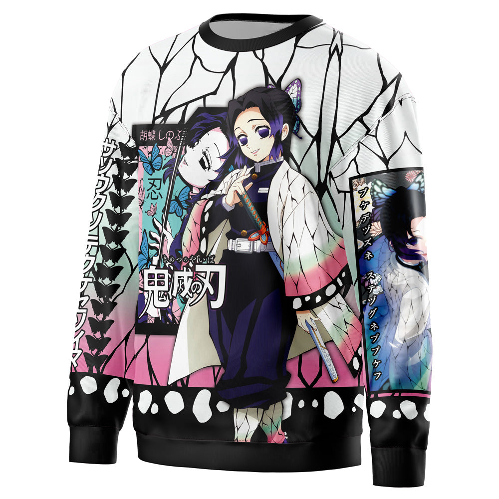 Morukai "Shinobu Kocho Haori" Demon Slayer: Kimetsu no Yaiba Streetwear Sweatshirt