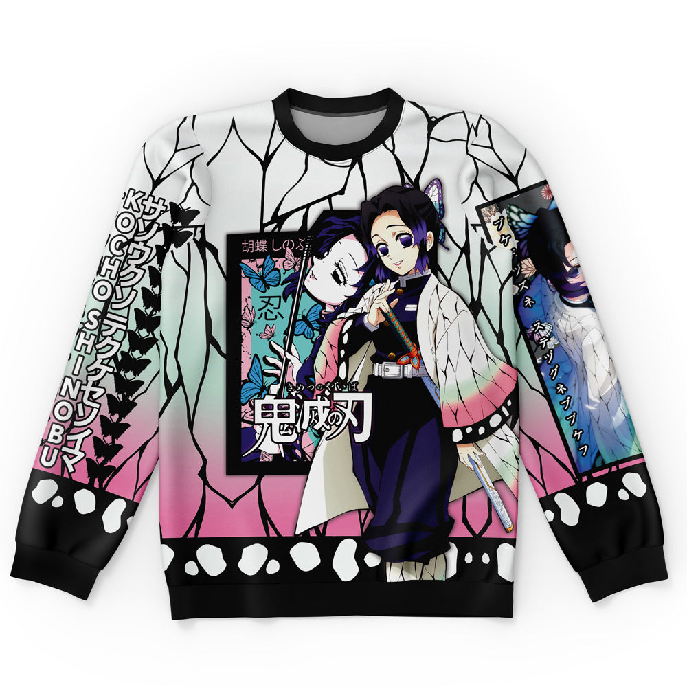 Morukai "Shinobu Kocho Haori" Demon Slayer: Kimetsu no Yaiba Streetwear Sweatshirt