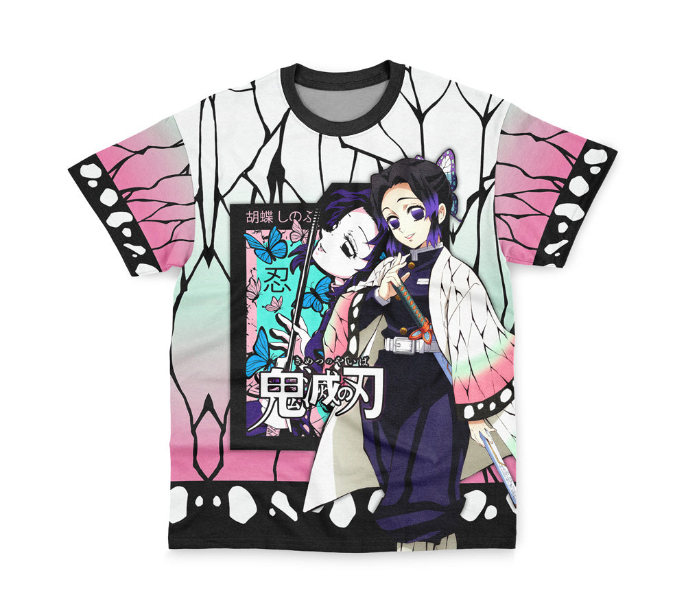 Morukai "Shinobu Kocho Haori" Demon Slayer: Kimetsu no Yaiba Streetwear T-Shirt