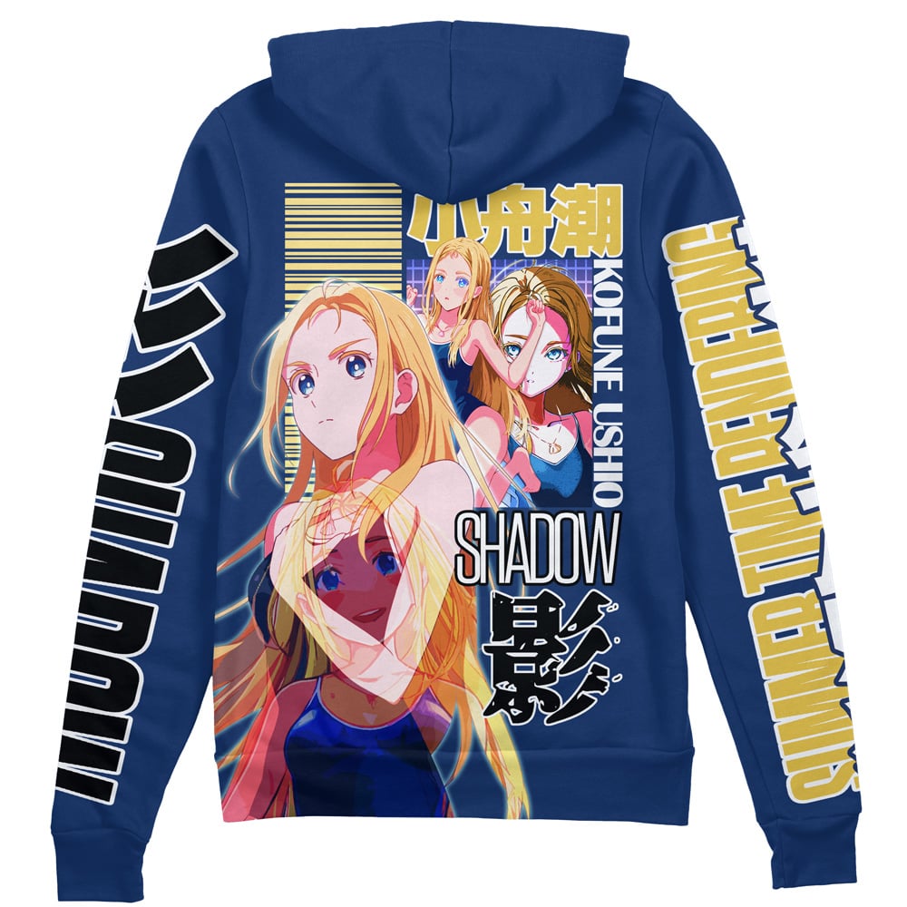 Morukai "Kofune Ushio Summer Time Rendering Streetwear Zip Hoodie Jacket