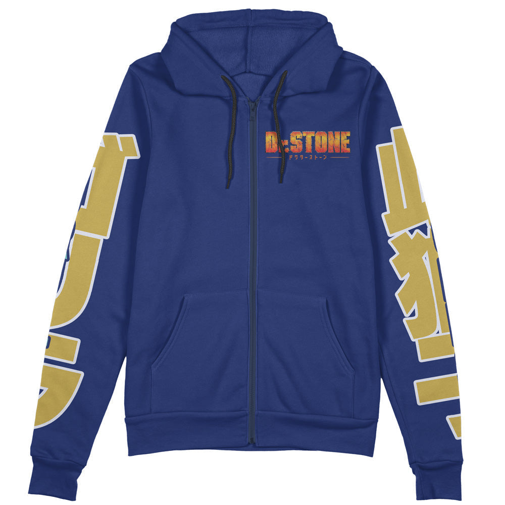 Morukai "Kohaku Dr. Stone Streetwear Zip Hoodie Jacket